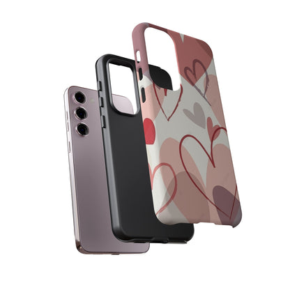 Romantic Red Hearts Samsung Galaxy Case