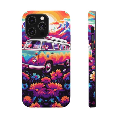 Groovy Floral Sunset Van – MagSafe iPhone Series Case