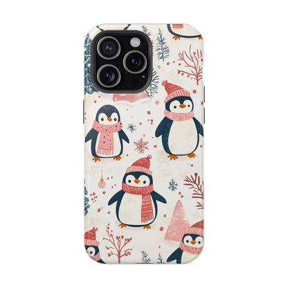 Penguin Paradise – Christmas Cheer MagSafe iPhone Case