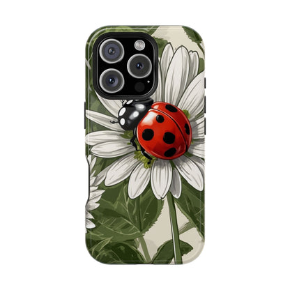 Ladybug & Daisy Garden Charm - MagSafe iPhone Case