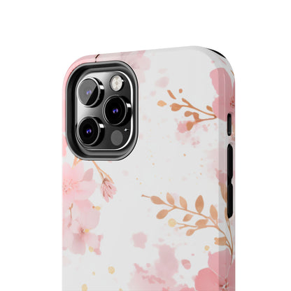 Soft Pink Cherry Blossom iPhone Case – Elegant Floral Design