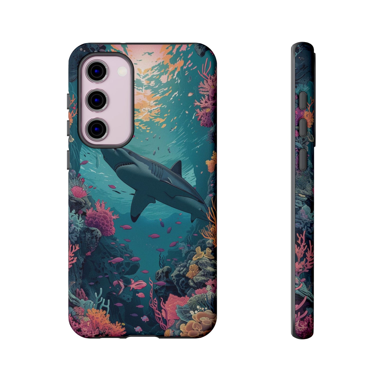 Ocean Shark Coral Reef iPhone Case