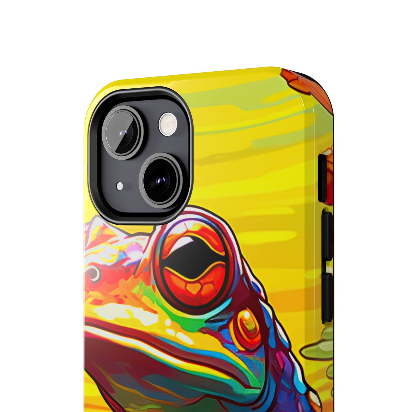 Vibrant Rainbow Frog Design – iPhone Series Case