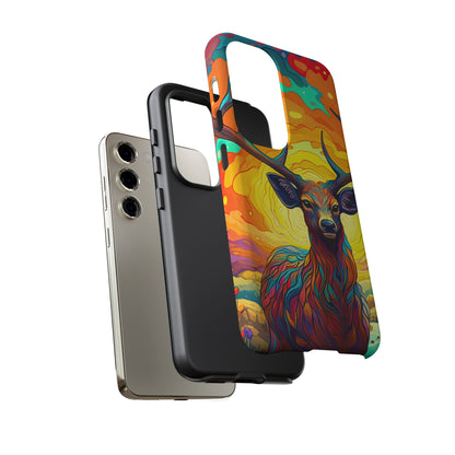 Vibrant Stag in Bloom – Samsung Galaxy Case