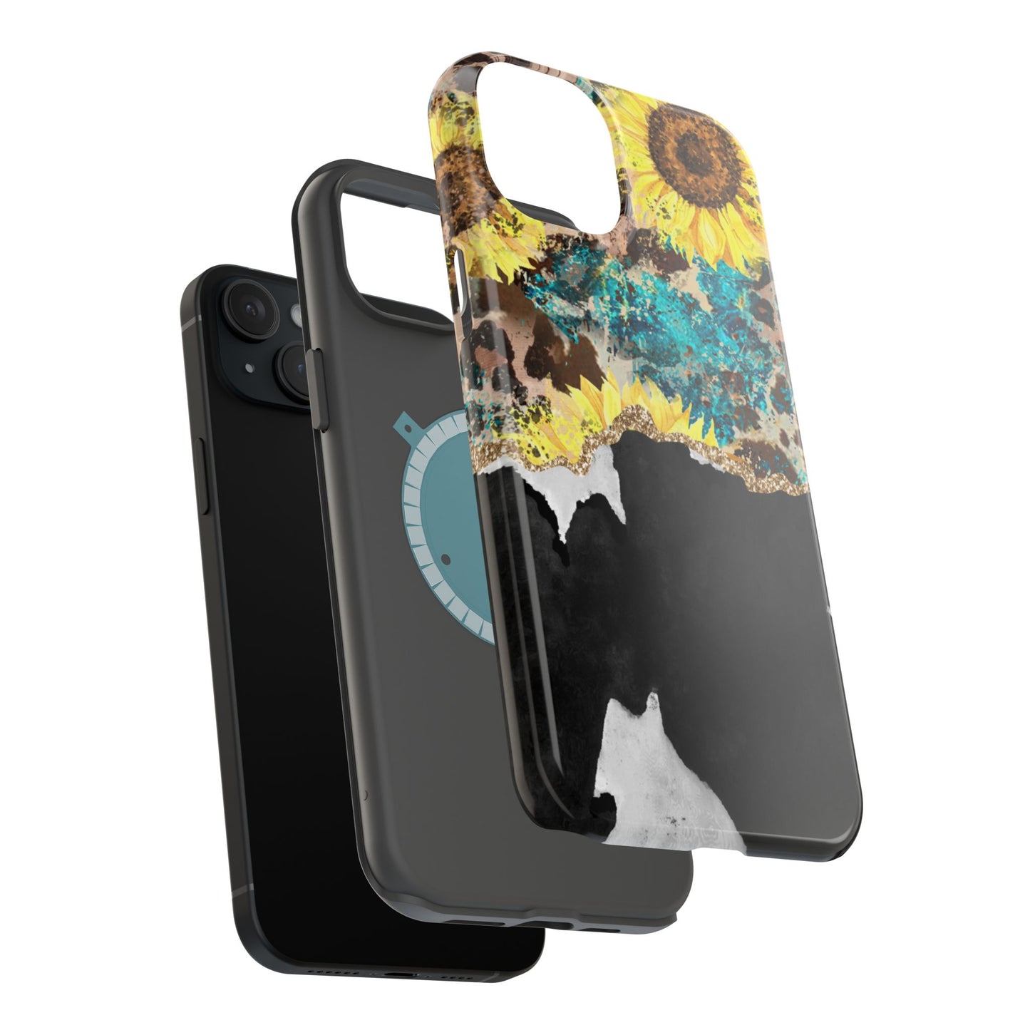 Rustic Sunflower Leopard Glam - MagSafe iPhone Series Case