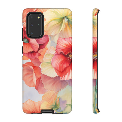 Gumamela Blush Pink Watercolor Floral – Samsung Galaxy Case