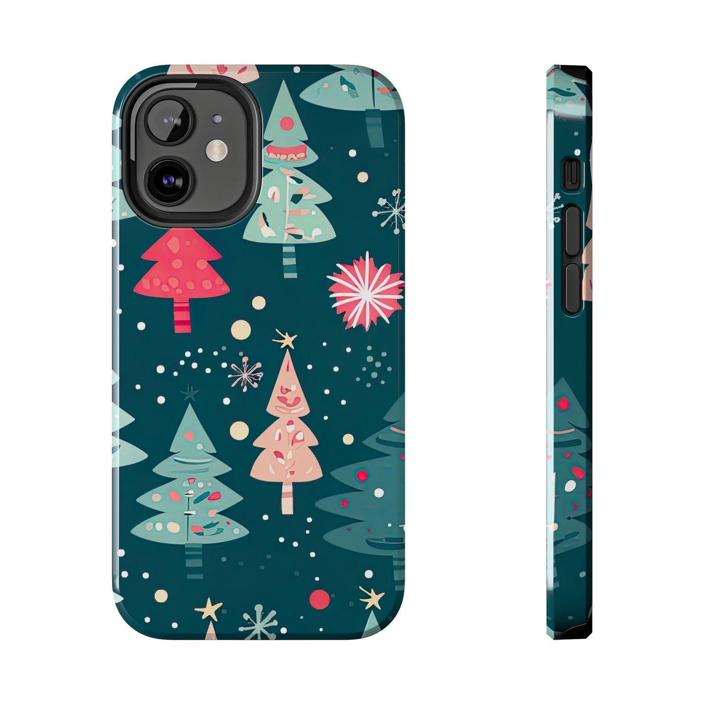 Whimsical Christmas Trees - iPhone Series Case