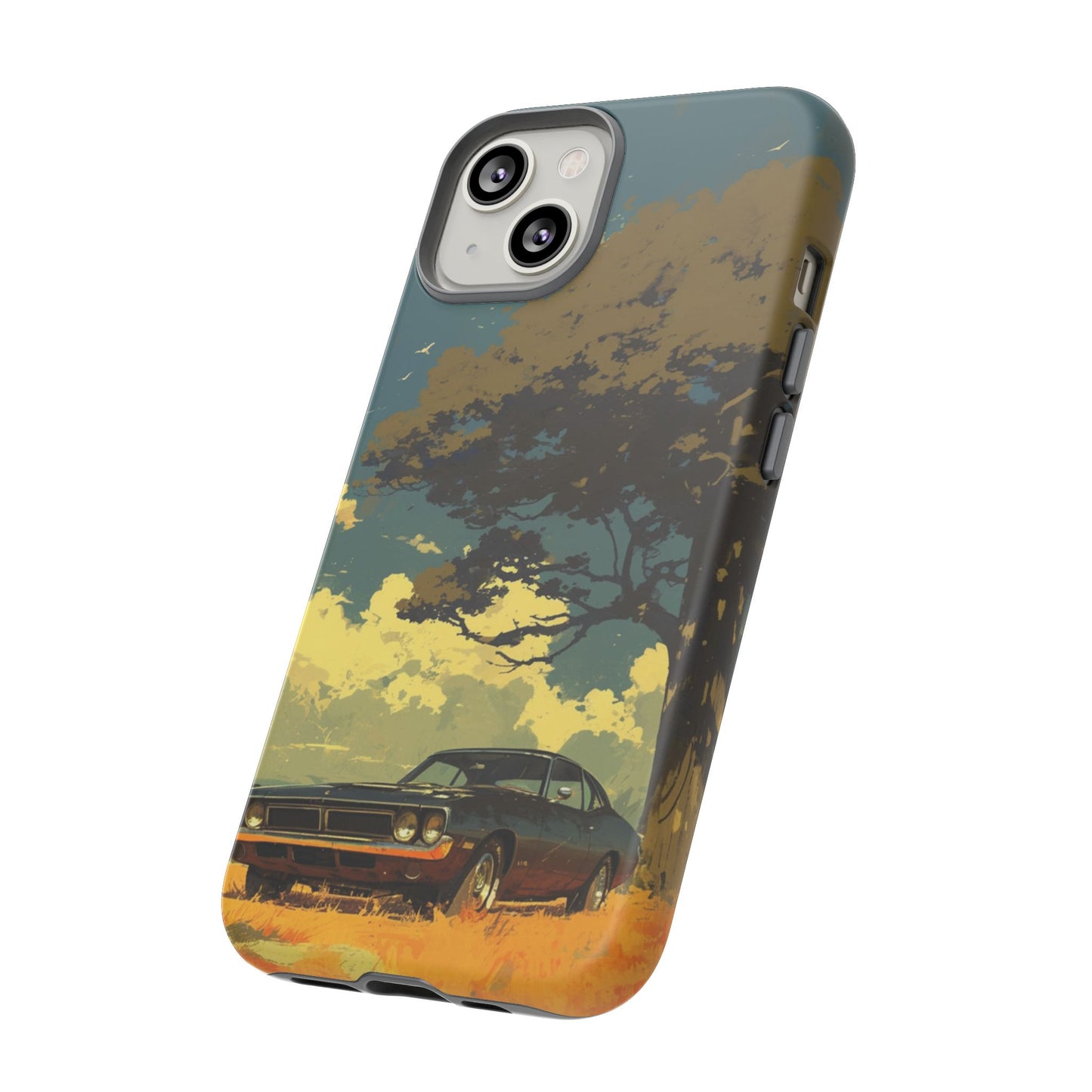 Retro Road Trip Vintage Car iPhone Case