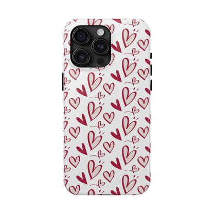 Love Scribbles iPhone Case