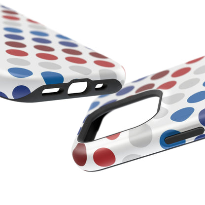 Patriotic Polka Dots - MagSafe iPhone Case