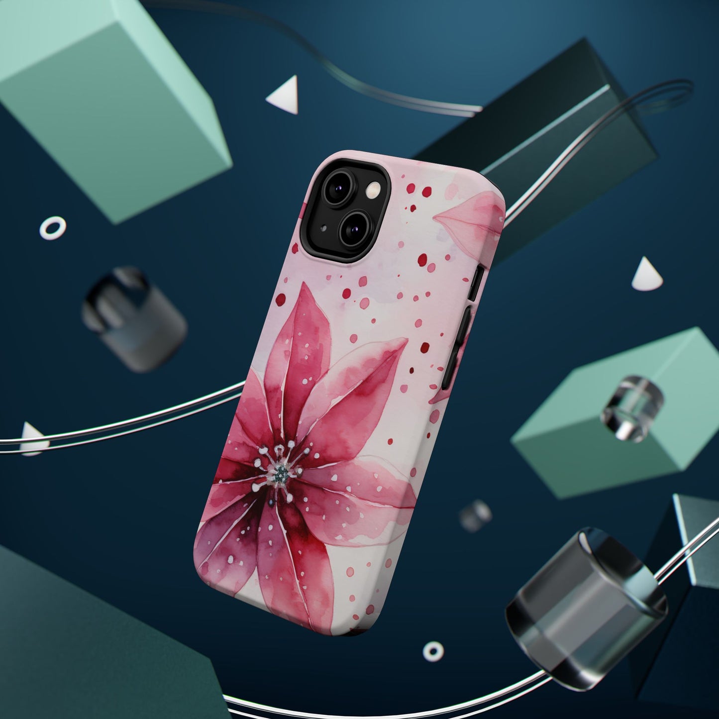 Sapphire Bloom – MagSafe iPhone Case