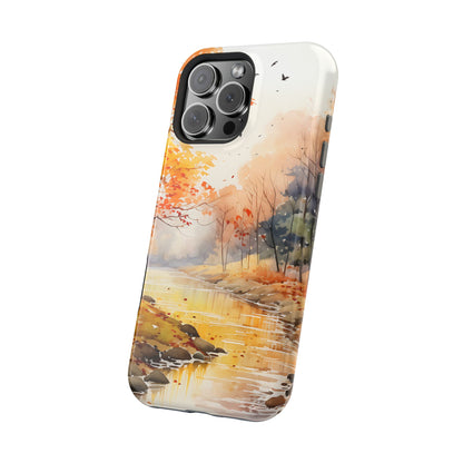 Autumn River Serenity – MagSafe iPhone Case