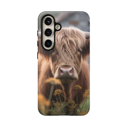 Highland Cow Phone Case | Custom Farmhouse | 10-foot Drop Protection