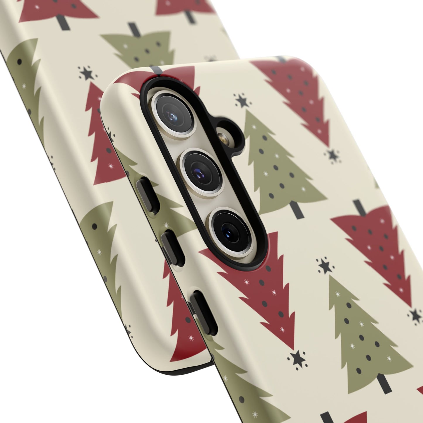 Retro Christmas Trees Pattern - Samsung Galaxy Series Case