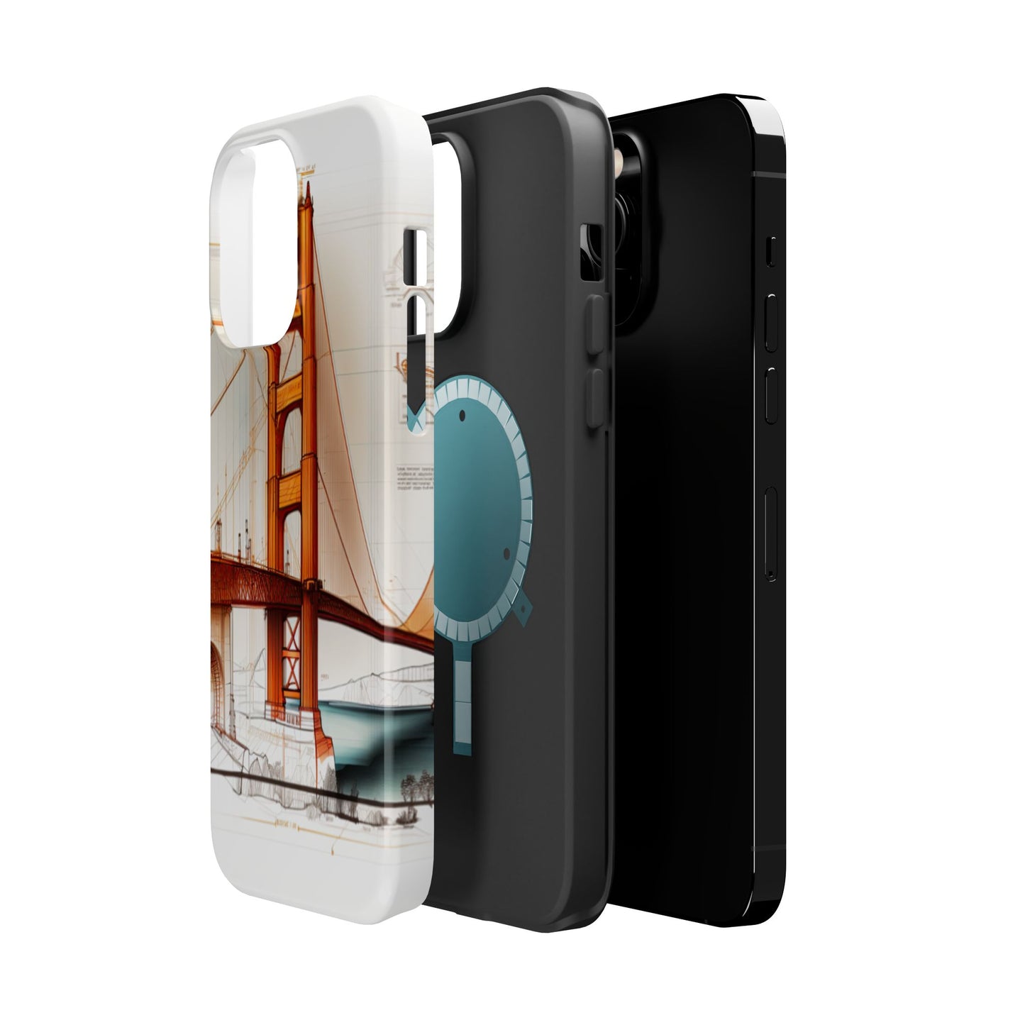 Golden Gate Bridge MagSafe iPhone Case - San Francisco Landmark