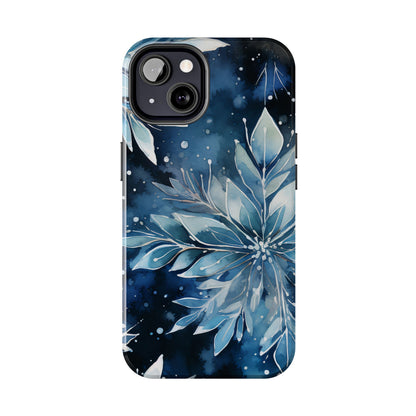 Winter’s Embrace – Blue Snowflake Samsung Galaxy Case