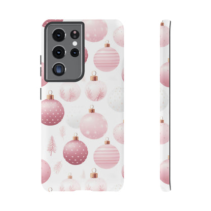 Samsung Galaxy Case: Merry in Pink – Christmas Balls