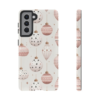 Blush Pink Holiday Ornaments - Samsung Galaxy Series Case