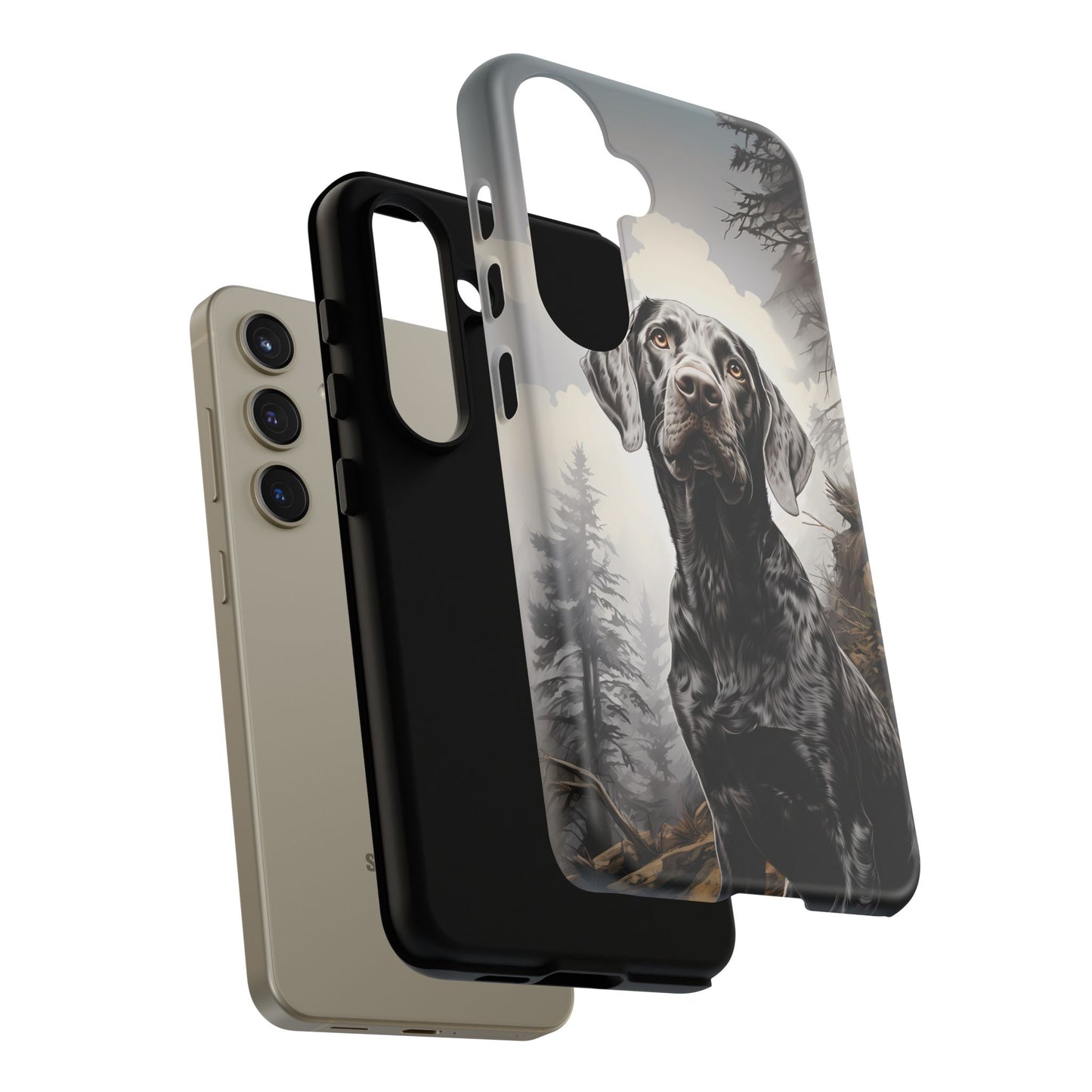 German Shorthair Pointer Phone Case - Tough & Durable with Dual Layer Protection!