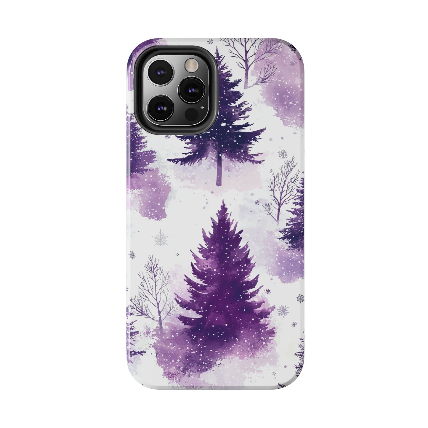 Purple Snowy Forest - iPhone Series Case