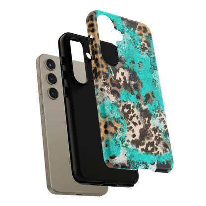 Aqua Splash Leopard - Samsung Galaxy Series Case