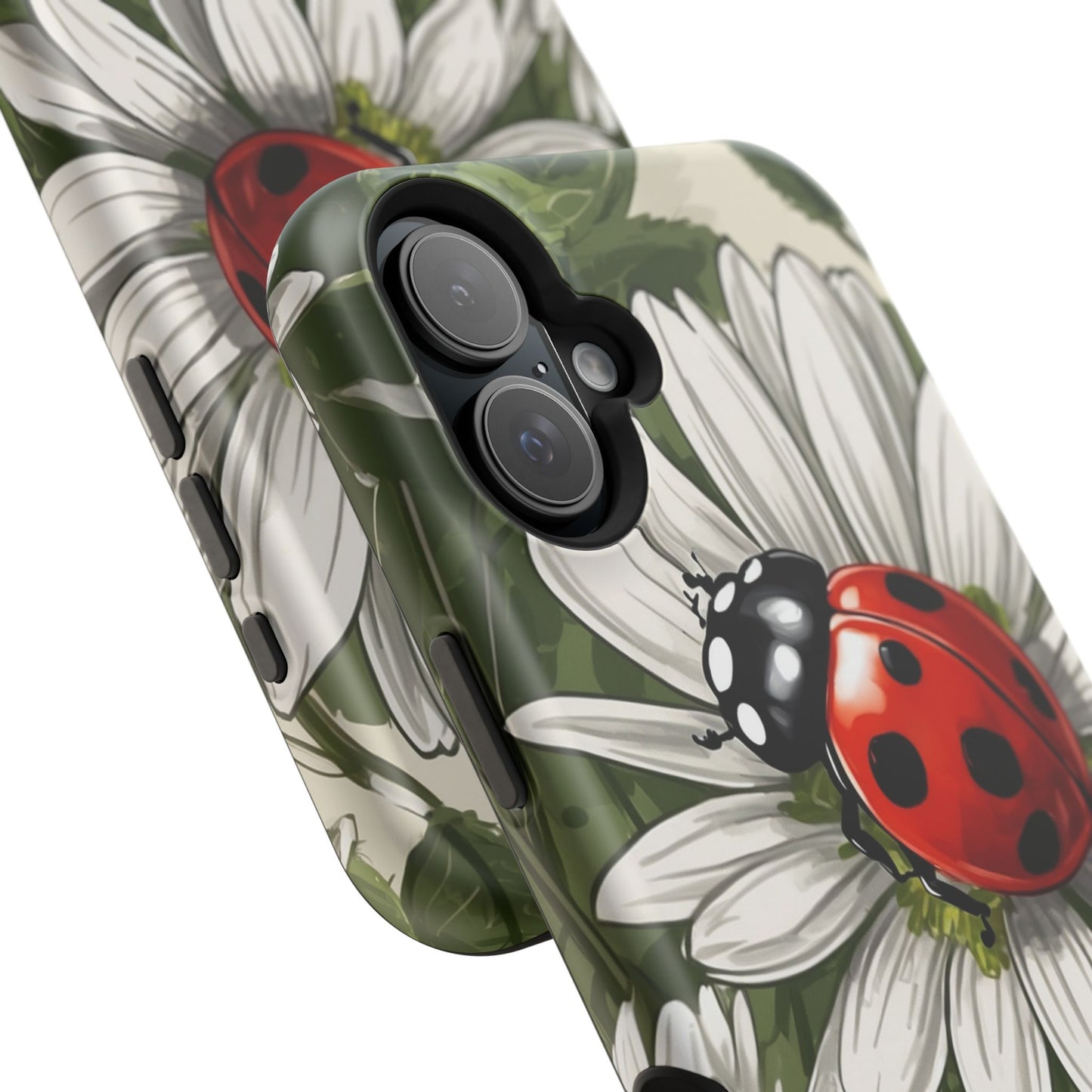 Ladybug & Daisy Garden Charm - MagSafe iPhone Case