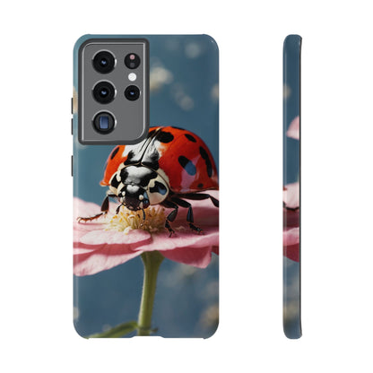 Samsung Galaxy Case: Floral Ladybug Delight