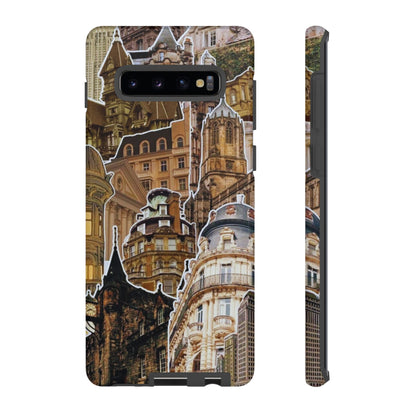 Vintage Architectural Collage Samsung Galaxy Case – Tough Dual - Layer Protection with Matte Finish - BOGO Cases