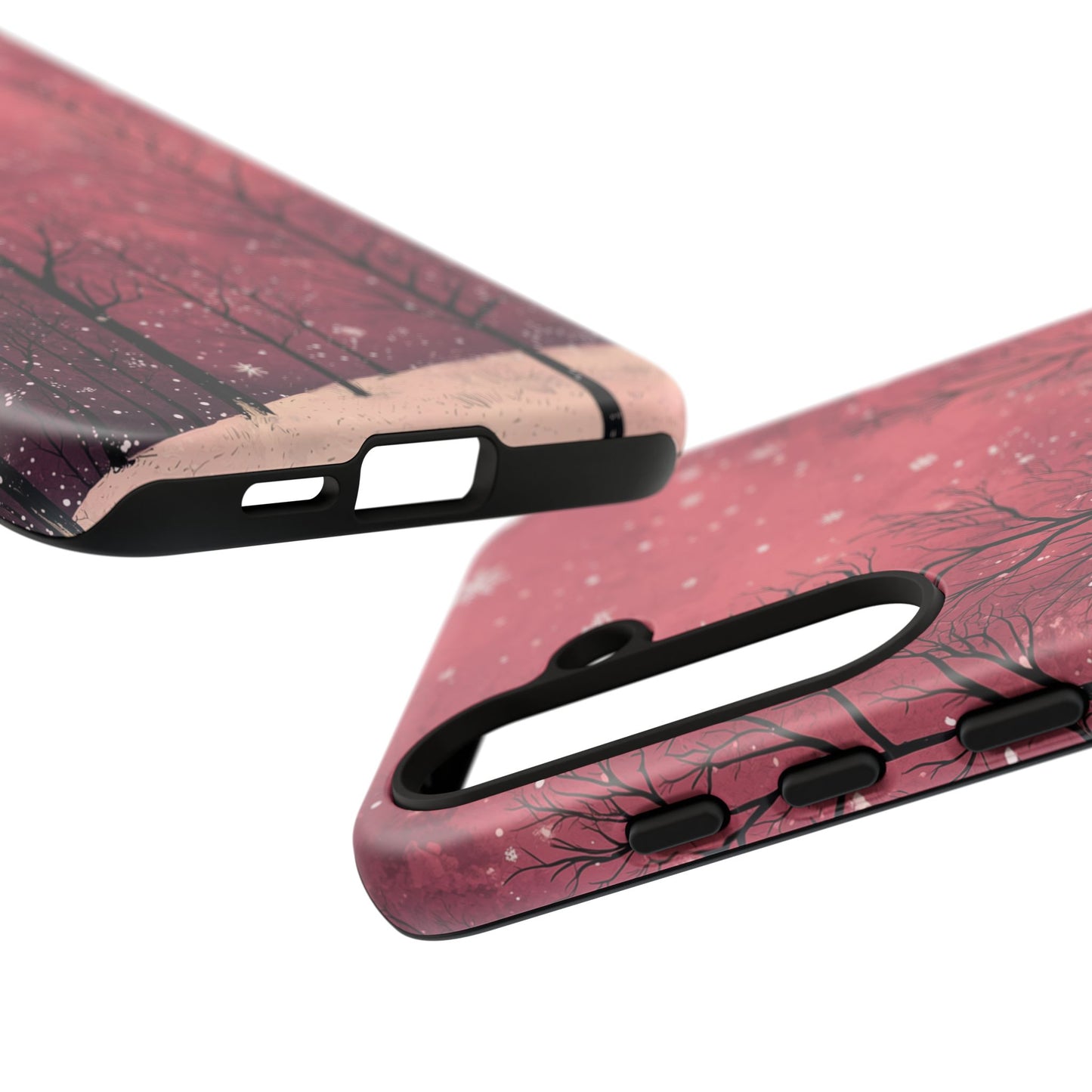 Pink Winter Twilight Forest - Samsung Galaxy Series Case