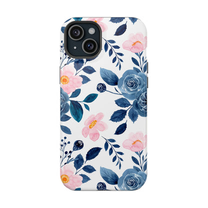 Pastel Garden Charm – MagSafe Case with Soft Watercolor Floral Print