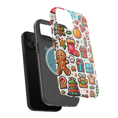 Festive Christmas Icons Pattern – MagSafe iPhone Series Case