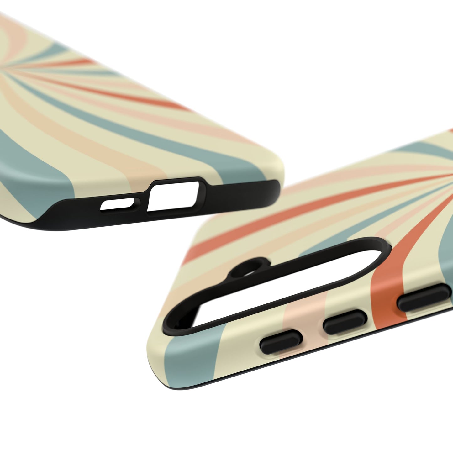 Retro Swirl Samsung Galaxy Case – Durable, Vintage-Inspired Design with Dual-Layer Protection