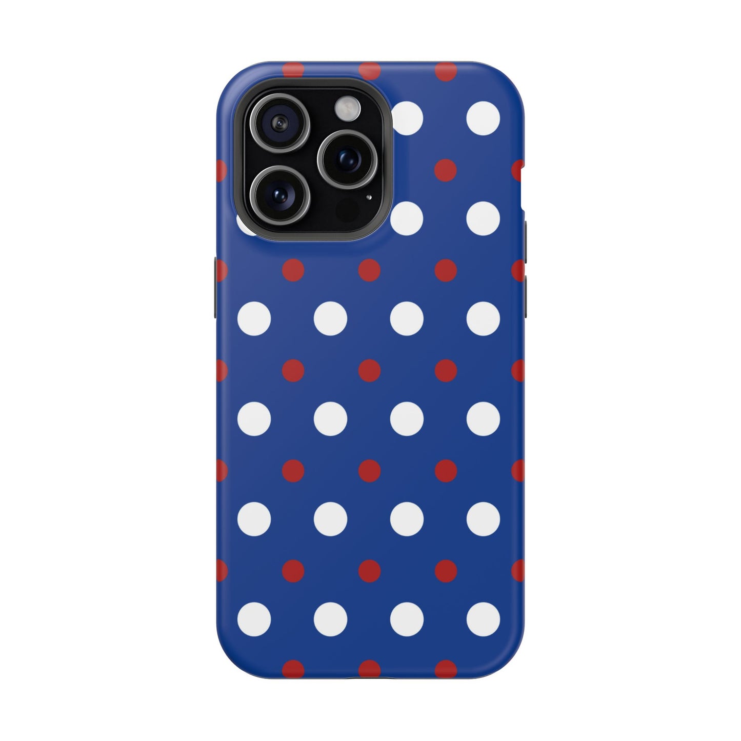 Patriotic Polka Dots – MagSafe iPhone Case