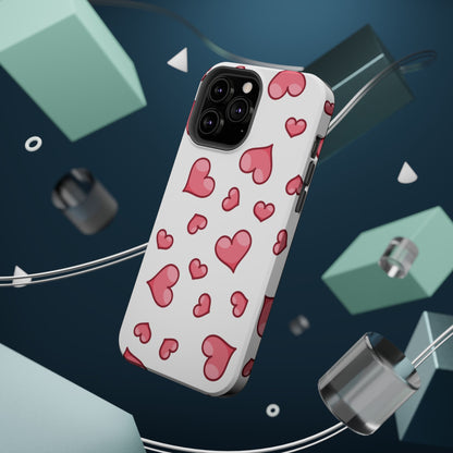 Scattered Hearts MagSafe iPhone Case