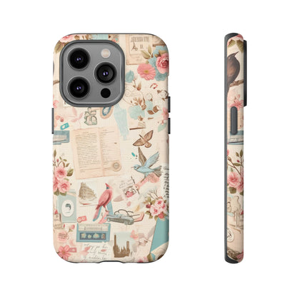 Vintage Collage iPhone Case - Retro Nostalgic Protective Cover