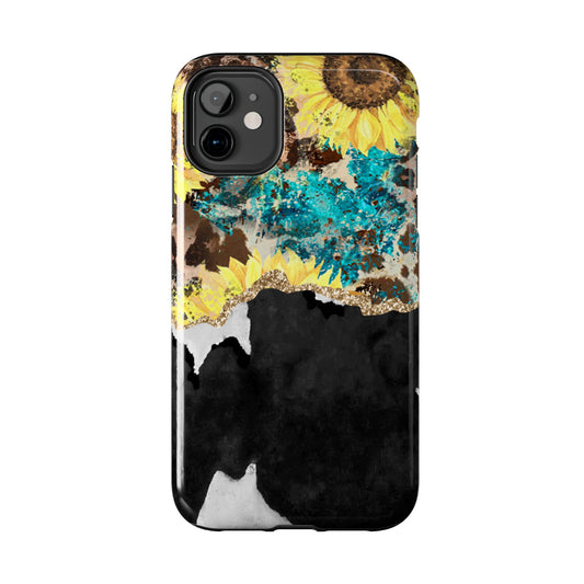 Rustic Sunflower Leopard Glam - iPhone Series Case