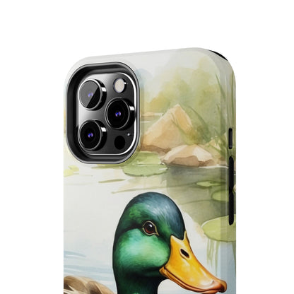 Serene Duck Reflection - iPhone Case