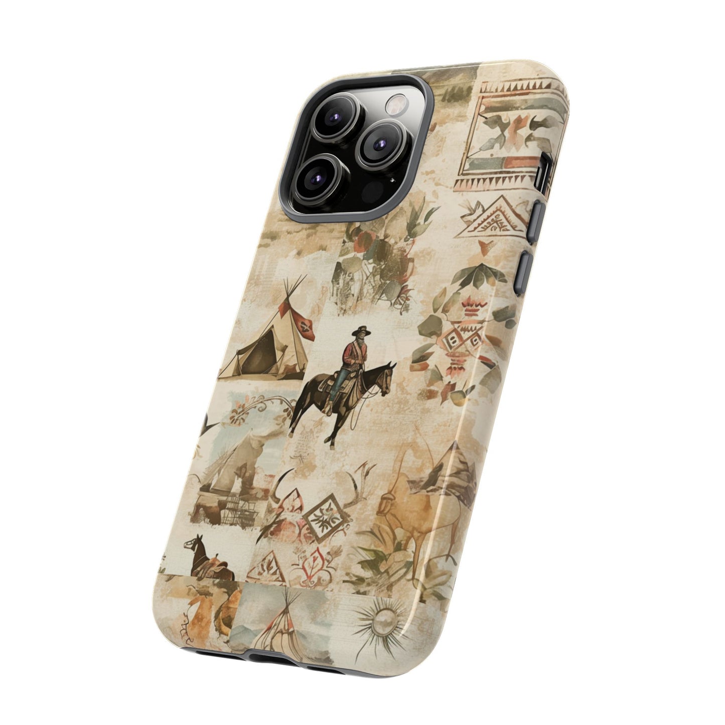 Western Collage Case | Vintage Country Aesthetic