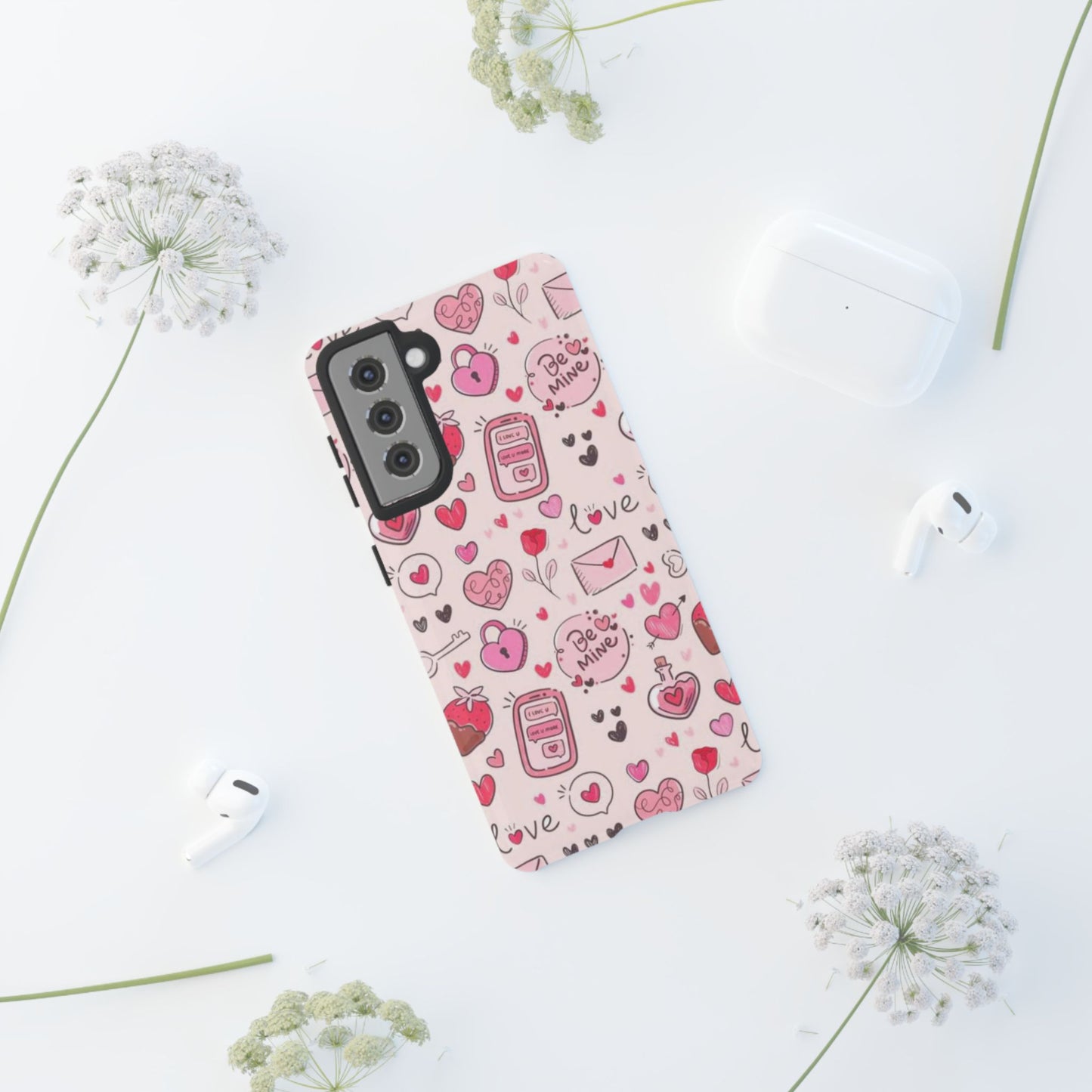 Samsung Galaxy Case: Playful Valentine's Day Icons Case