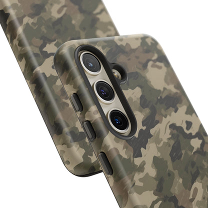 Classic Light Brown Camouflage – Premium Samsung Galaxy Case, Rugged and Stylish