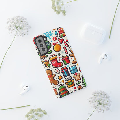 Festive Christmas Icons Pattern – Samsung Galaxy Series Case