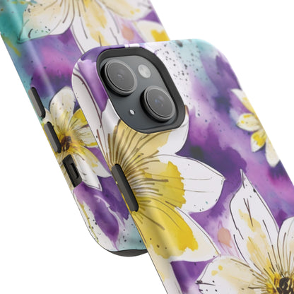 Abstract Floral Watercolor Splash - MagSafe iPhone Series Case