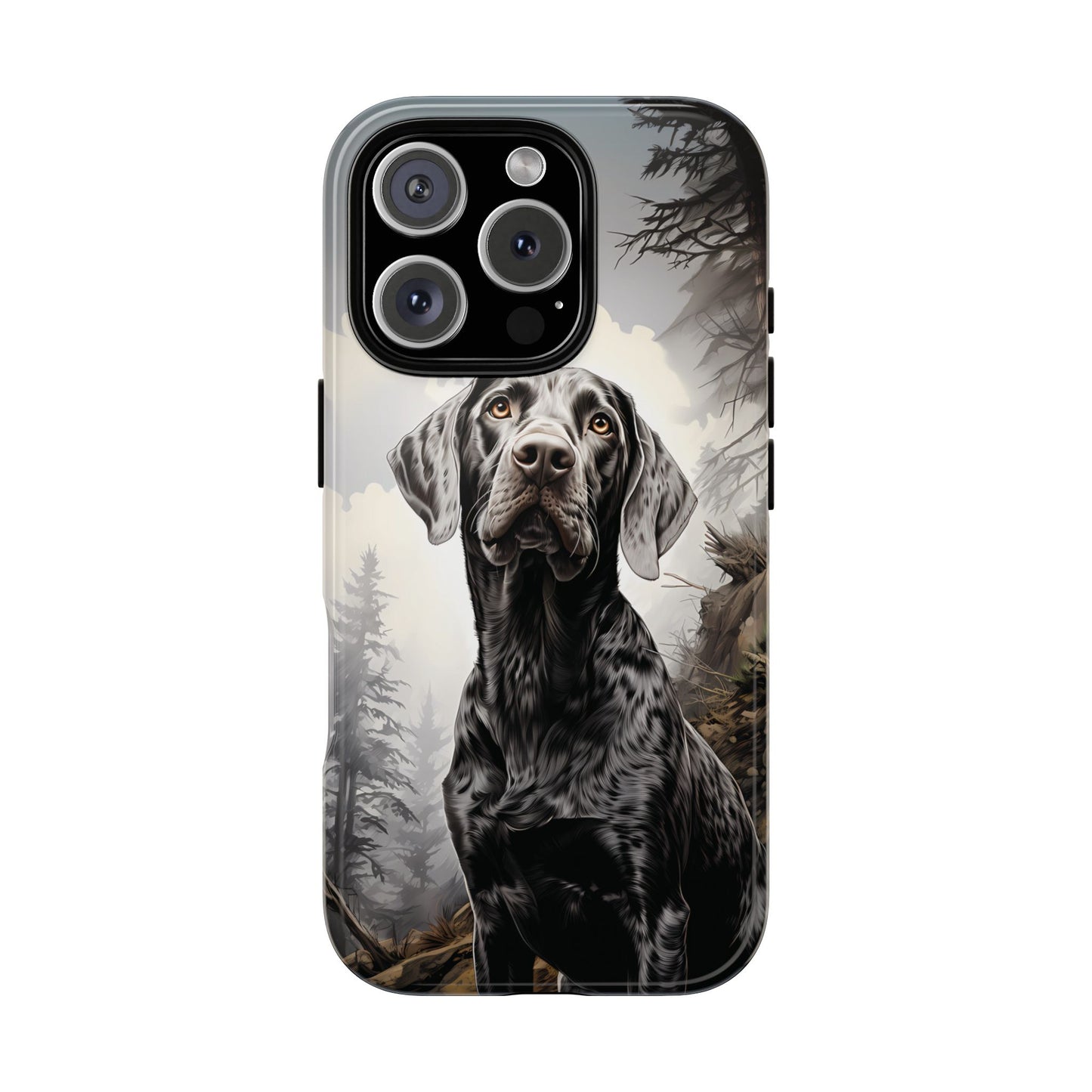 German Shorthair Pointer Phone Case - Tough & Durable with Dual Layer Protection!