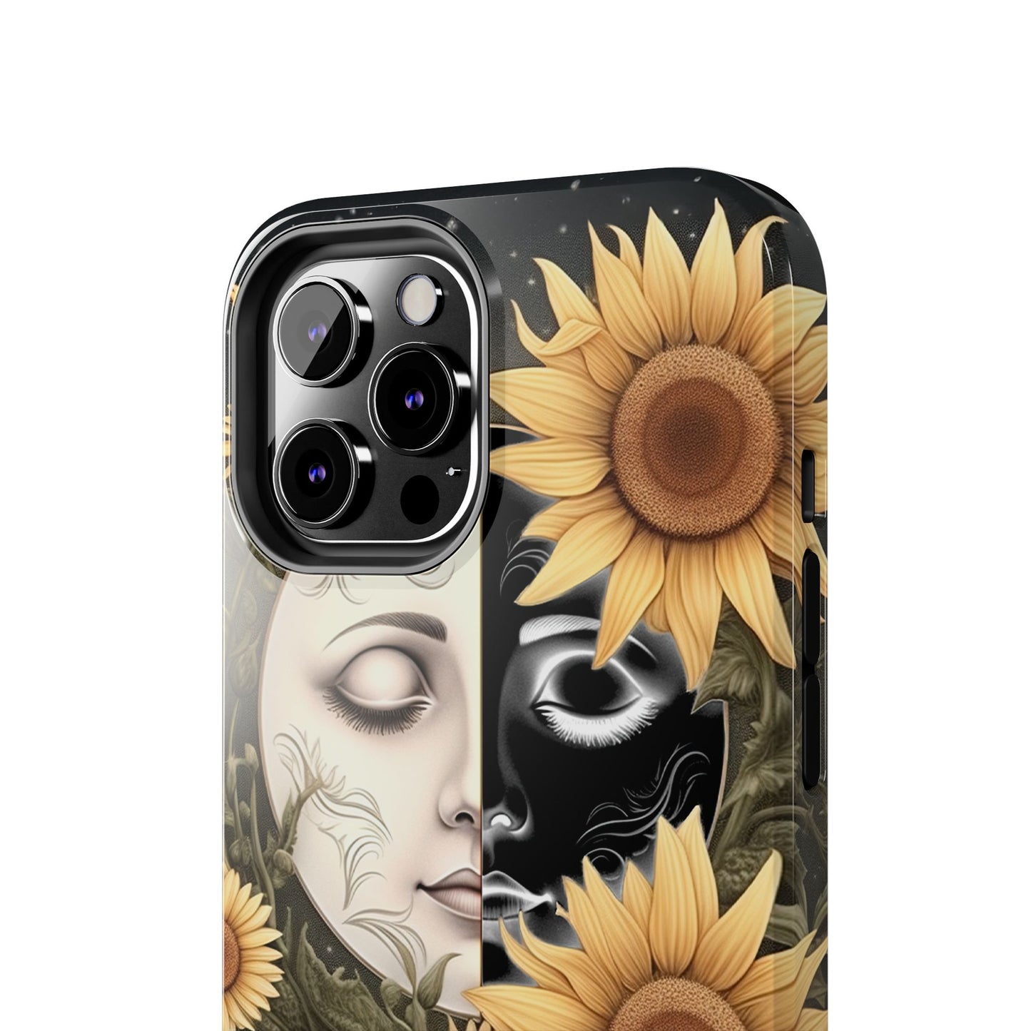 Sunflower Moon and Stars iPhone Case – Ethereal Art