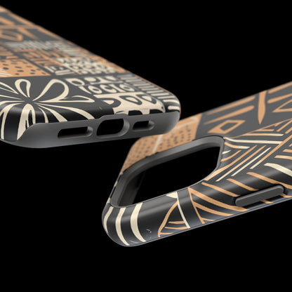 Tribal Geo-Pattern MagSafe Case – Bold Ethnic Design