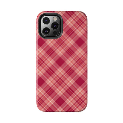 Rustic Red Plaid – iPhone Series Case