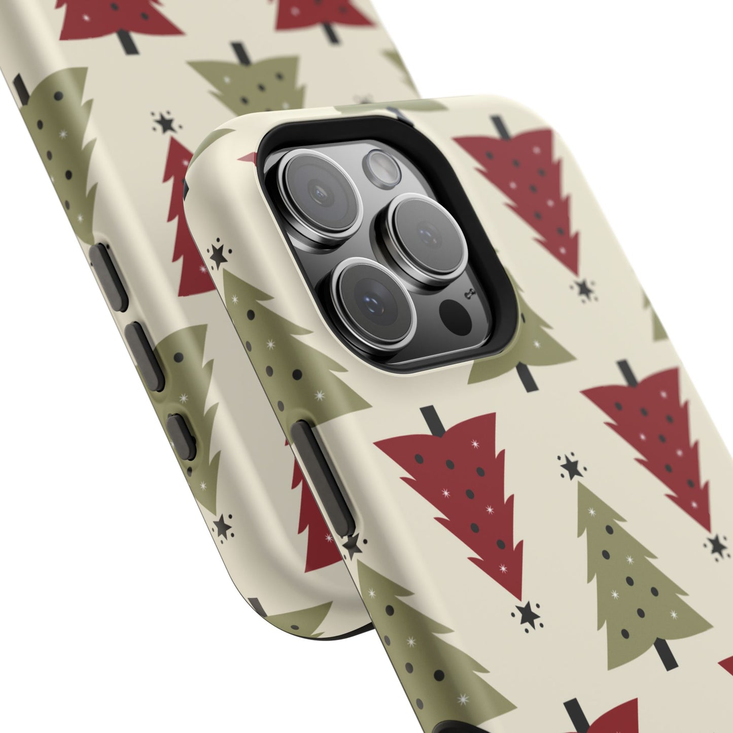 Retro Christmas Trees Pattern - MagSafe iPhone Series Case