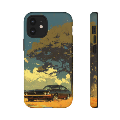 Retro Road Trip Vintage Car iPhone Case