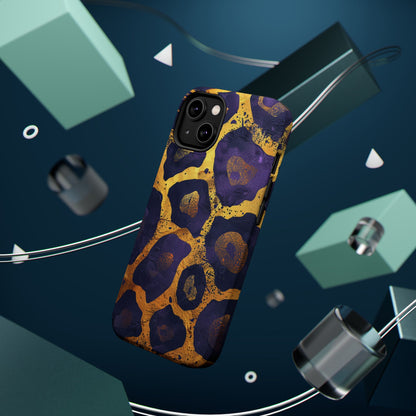 Regal Amethyst Leopard iPhone Case