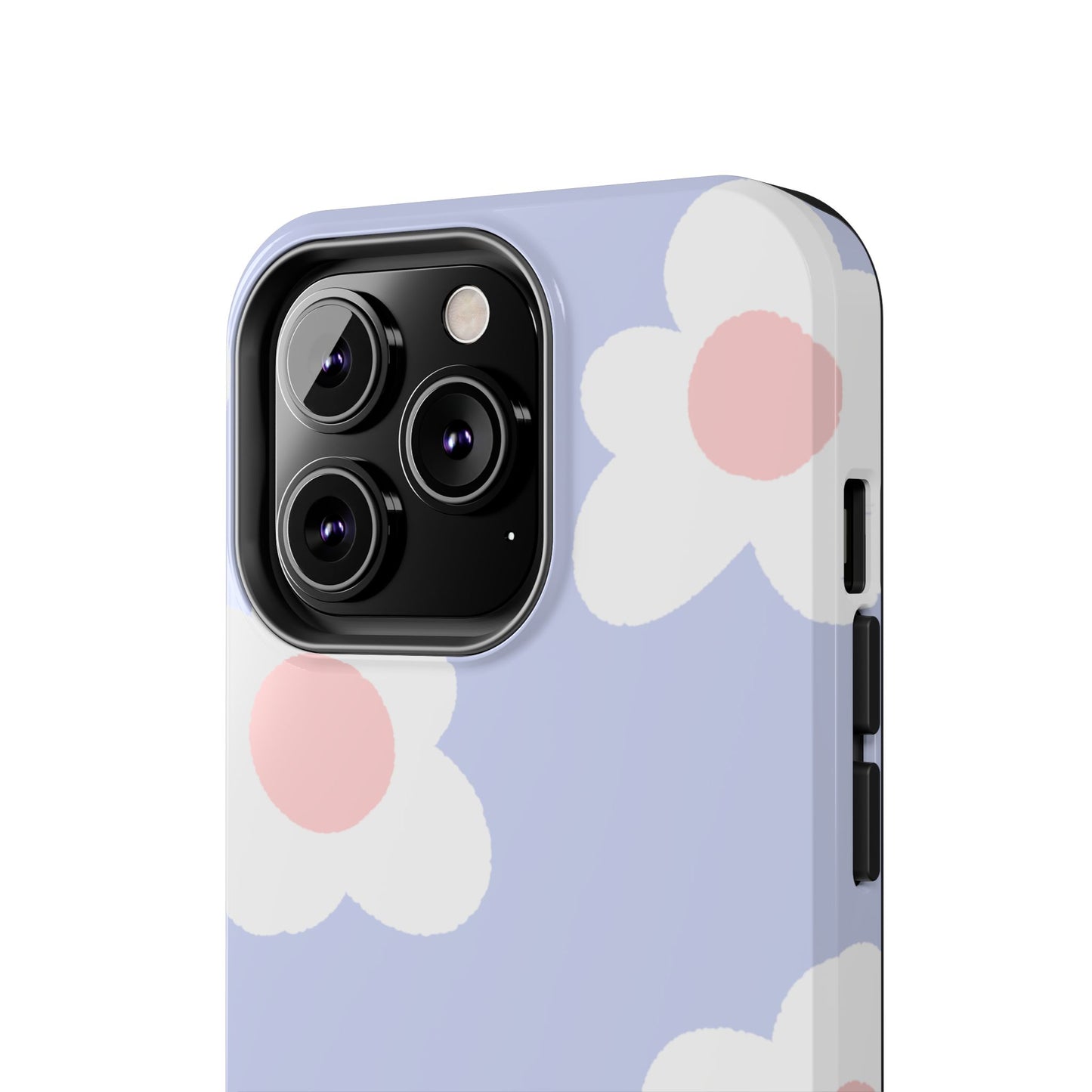 Retro Daisy Pastel Tough iPhone Case – Durable Design with Soft Matte Finish